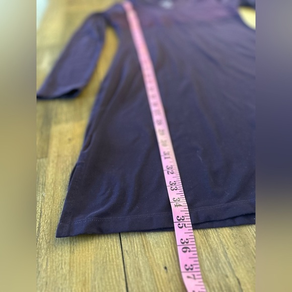 Mountain Hardwear Outdoor Hiking Butter Dress in Purple Long Sleeves - Picture 6 of 10